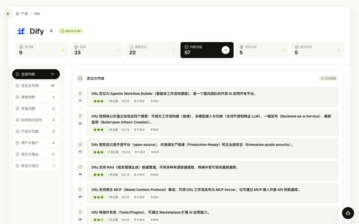 判断证据页